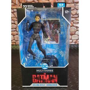McFarlane DC Multiverse The Batman Selina Kyle Unmasked Action Figure New Sealed